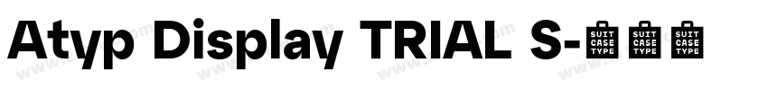 Atyp Display TRIAL S字体转换